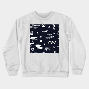 Modern hand draw colorful abstract seamless pattern Crewneck Sweatshirt